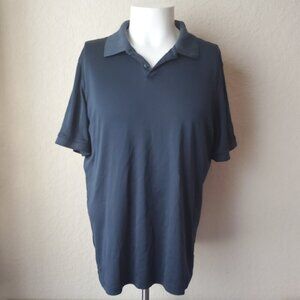 XL Men's Perry Ellis Navy Blue Polo